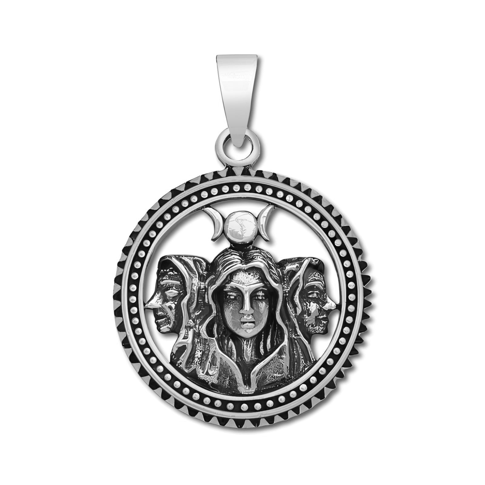 925 Sterling Silver Hecate Pendant