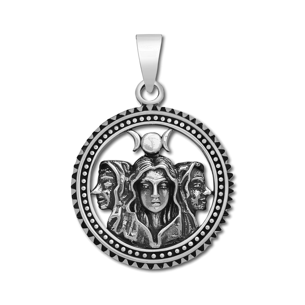 925 Sterling Silver Hecate Pendant