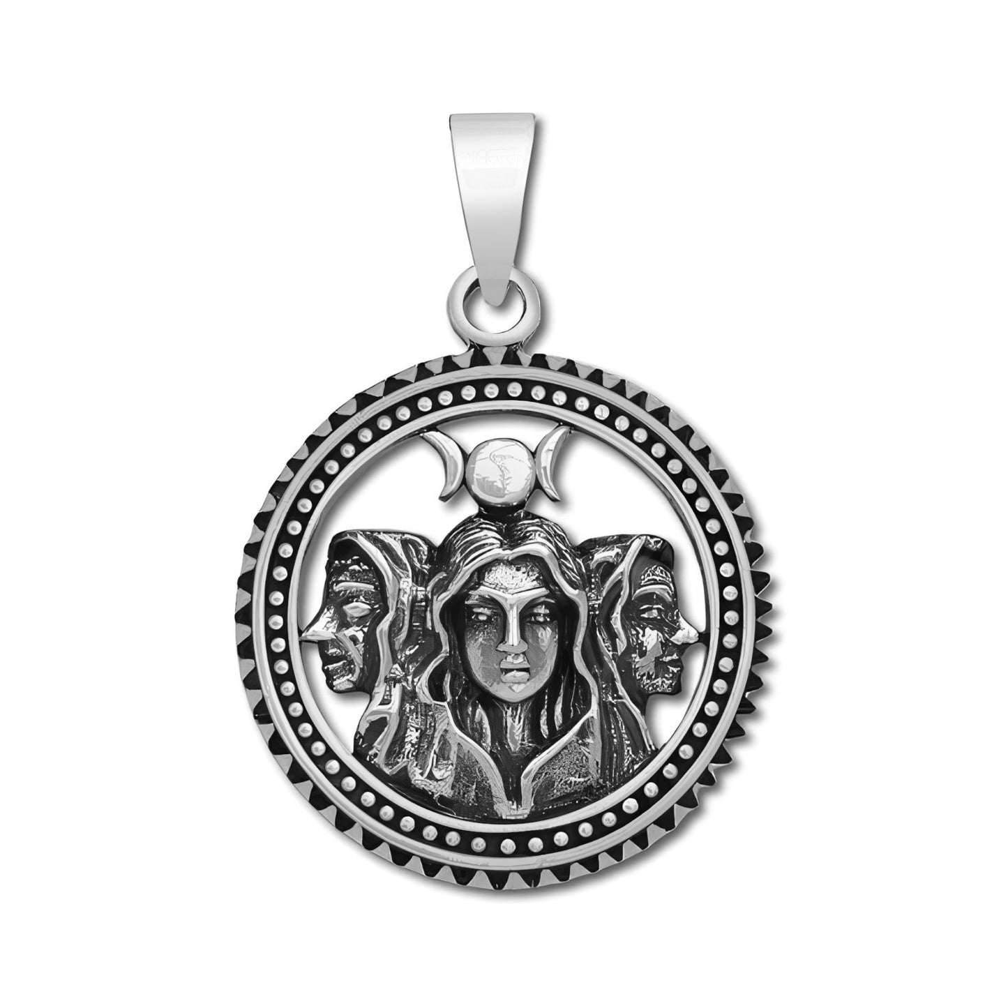 925 Sterling Silver Hecate Pendant