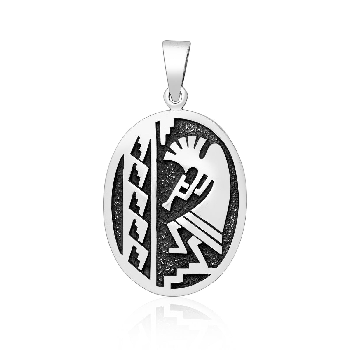 925 Sterling Silver Kokopelli Pendant