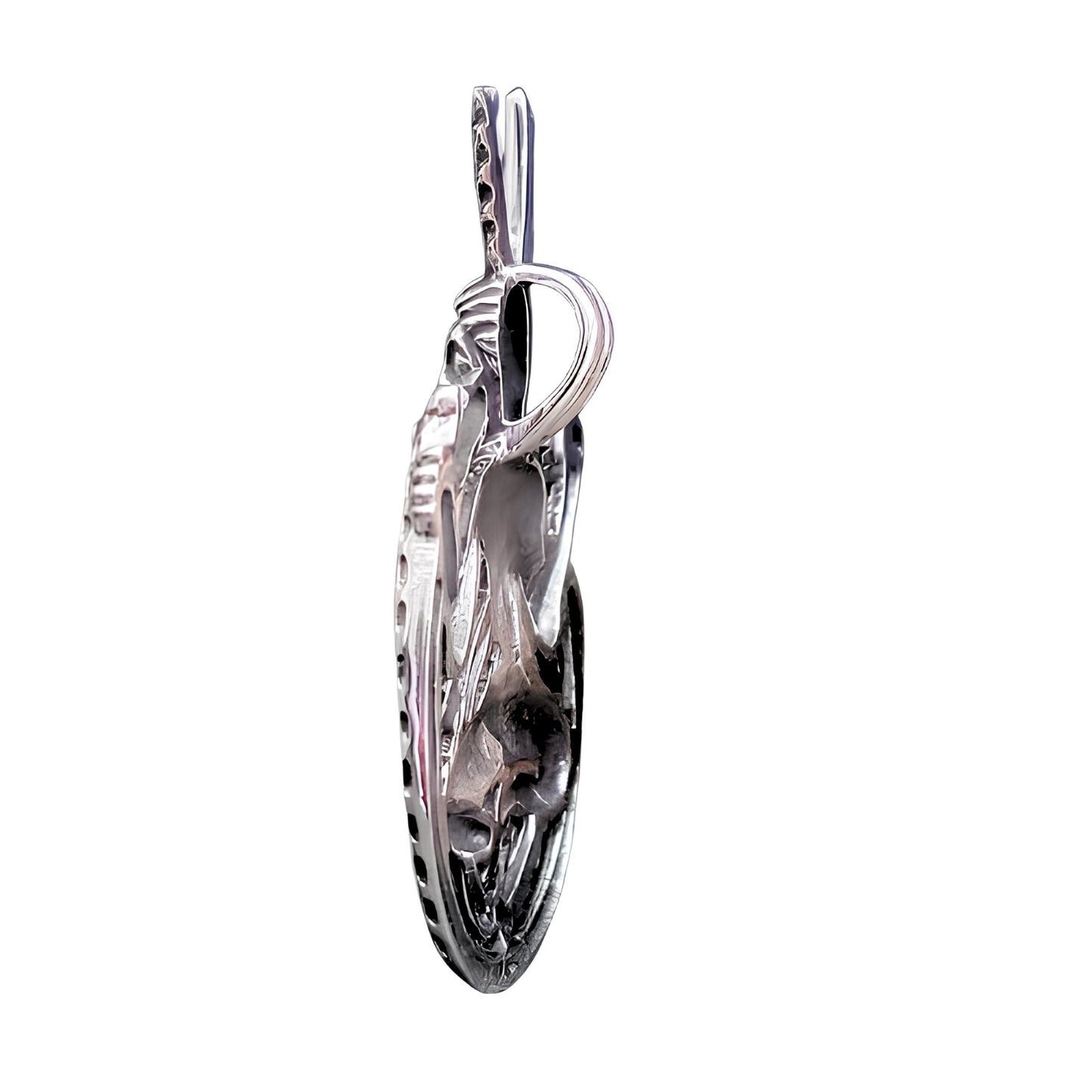 Sterling Silver Cernunnos Horned God Pendant