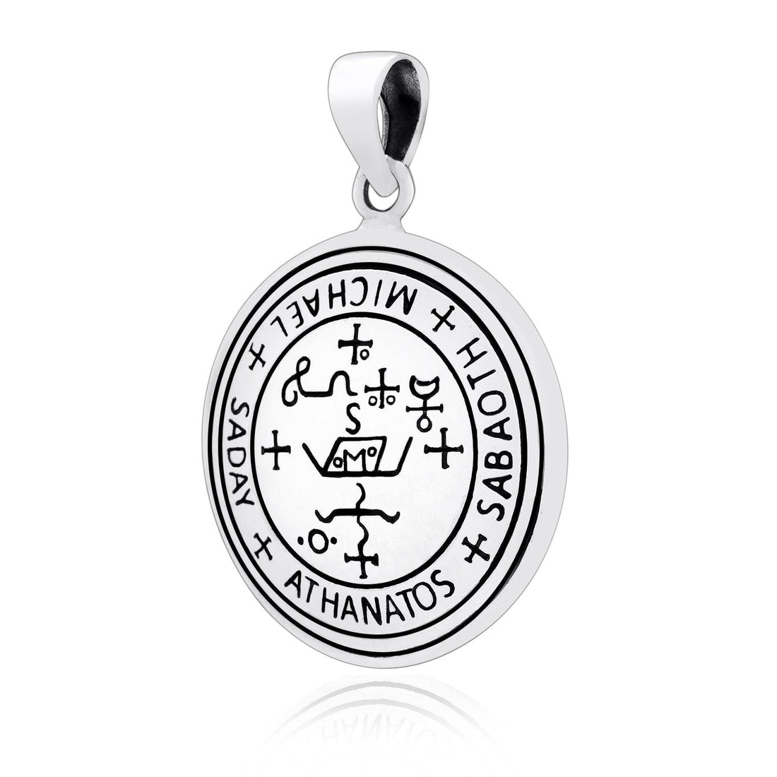 925 Sterling Silver Sigil of Archangel Saint Michael Pendant